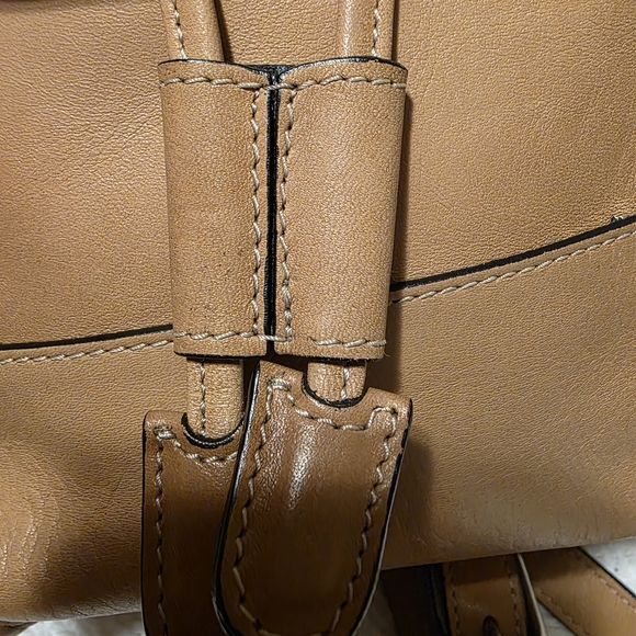 Coach Tan Leather Backpack - Picture 11 of 13